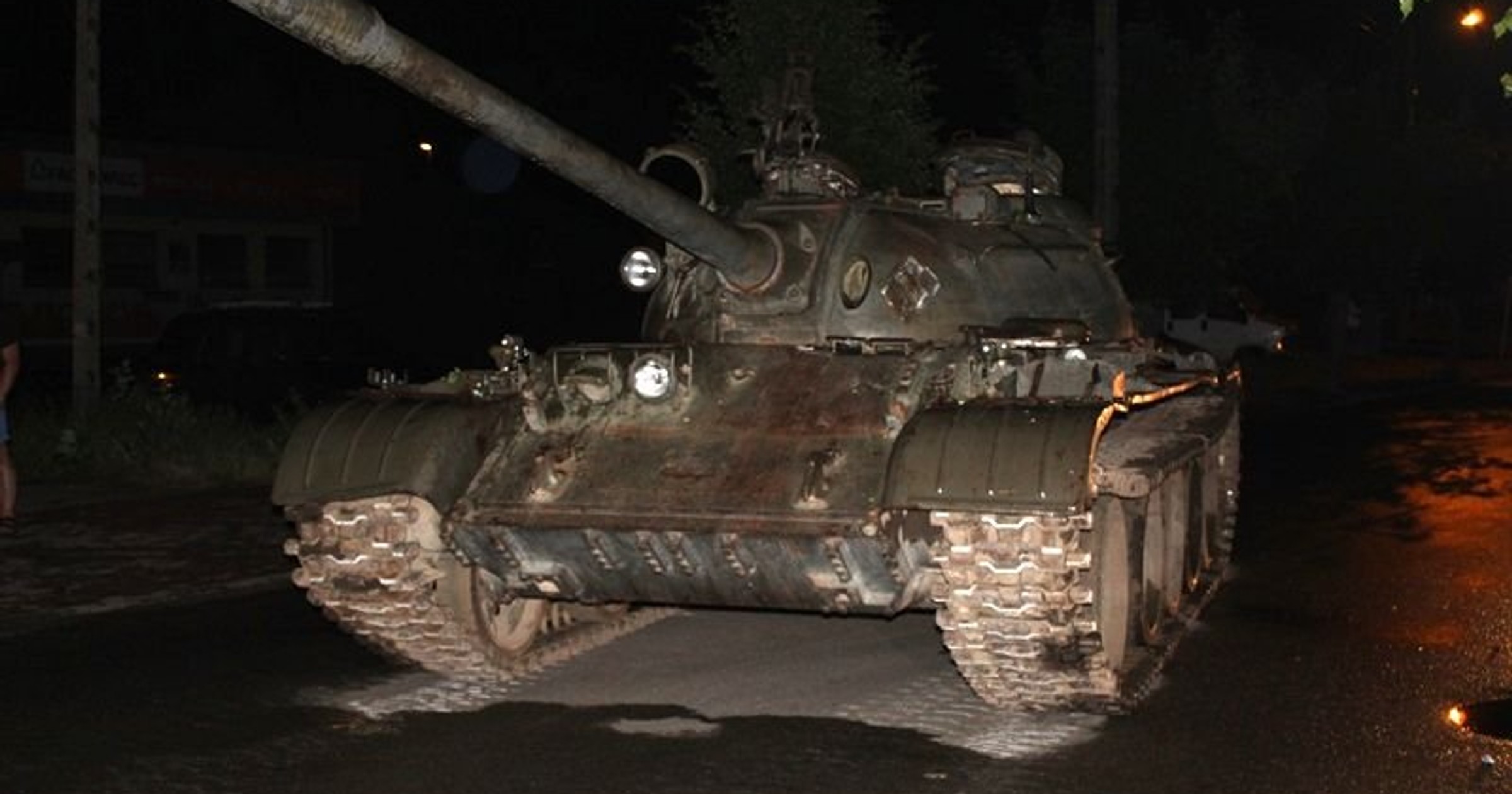 T55 na ulicach Pajęczna