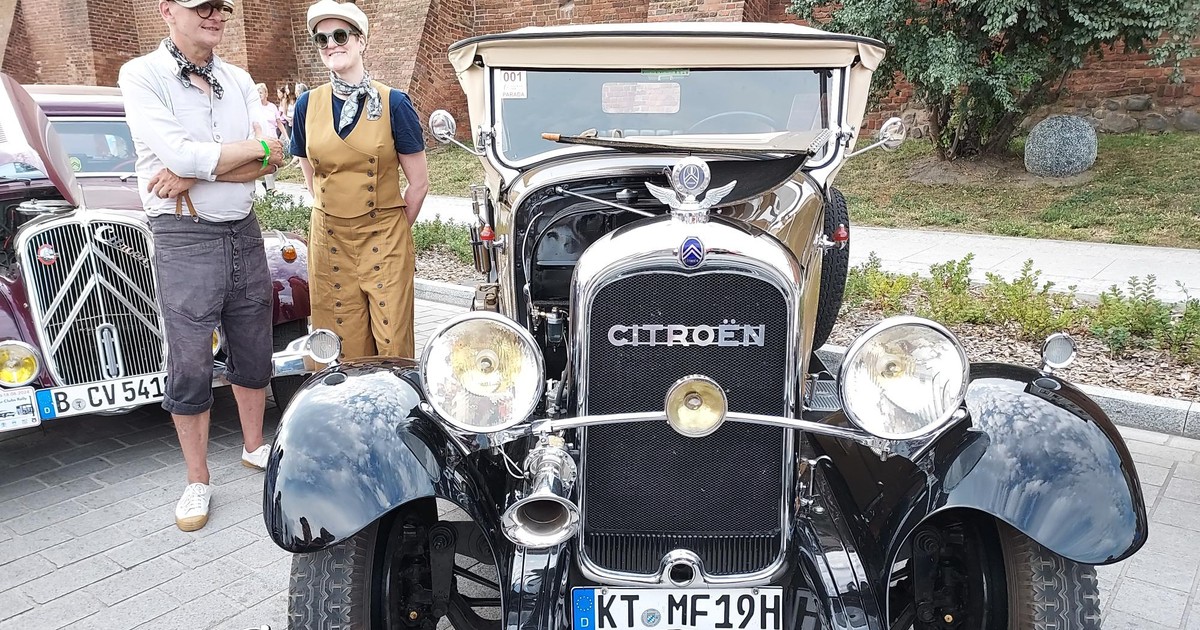 Zlot Citroenów w Toruniu