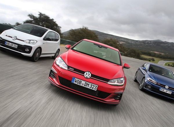 Volkswagen Golf, Polo i up! GTI – rodzina łobuzów na torze Ascari | TEST
