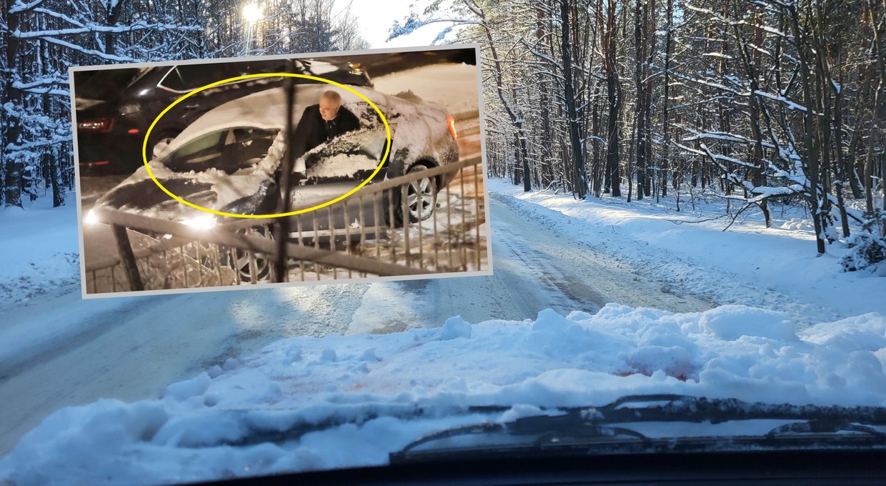 Jacek Sasin przyłapany na jeździe "na czołgistę". Nie przygotował Skody do jazdy