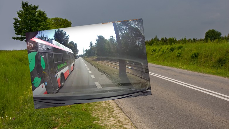 Niebezpieczna jazda kierowcy miejskiego autobusu