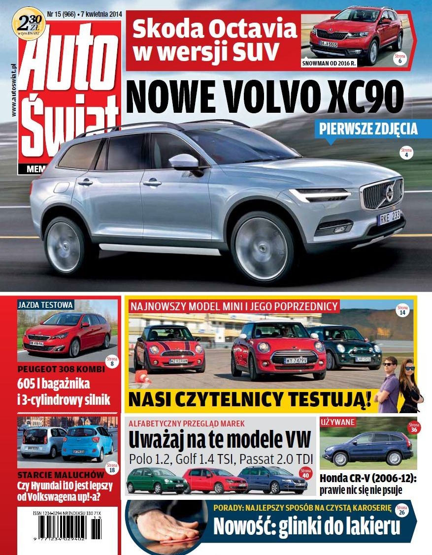 Auto Świat nr 15/2014 w kioskach i na tabletach