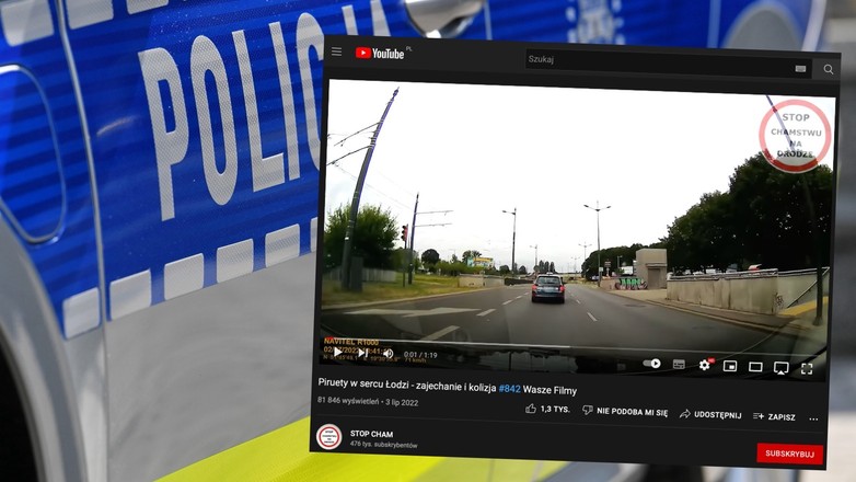 Taksówkarz, zmieniając pas ruchu, zajechał drogę innemu kierowcy