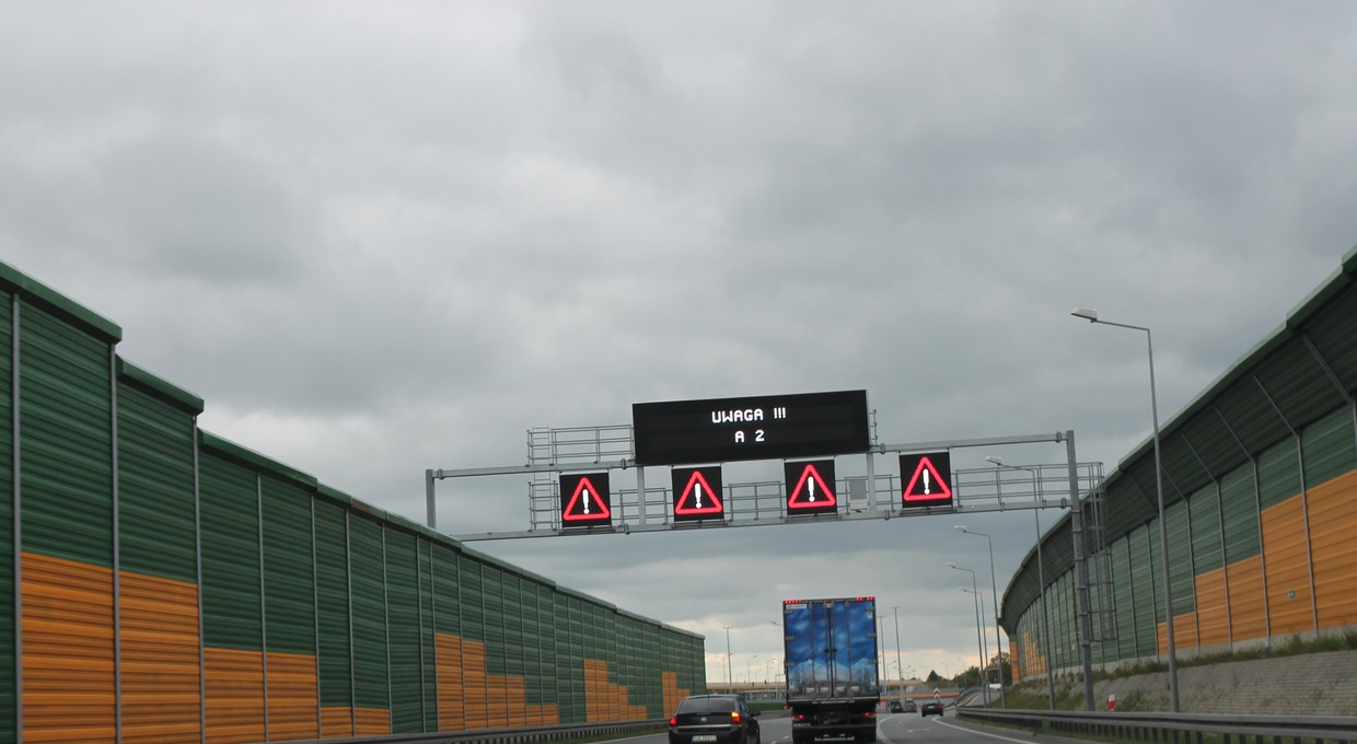 Zmiany w organizacji ruchu na A2