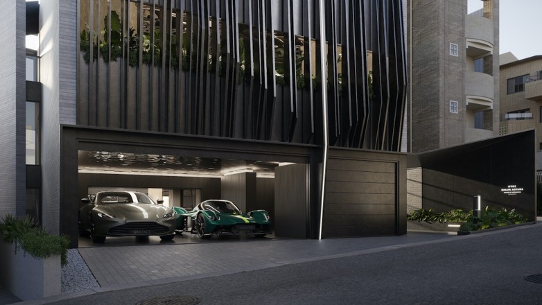 Budynek No 001 Minami Aoyama zaprojektowany przez Astona Martina