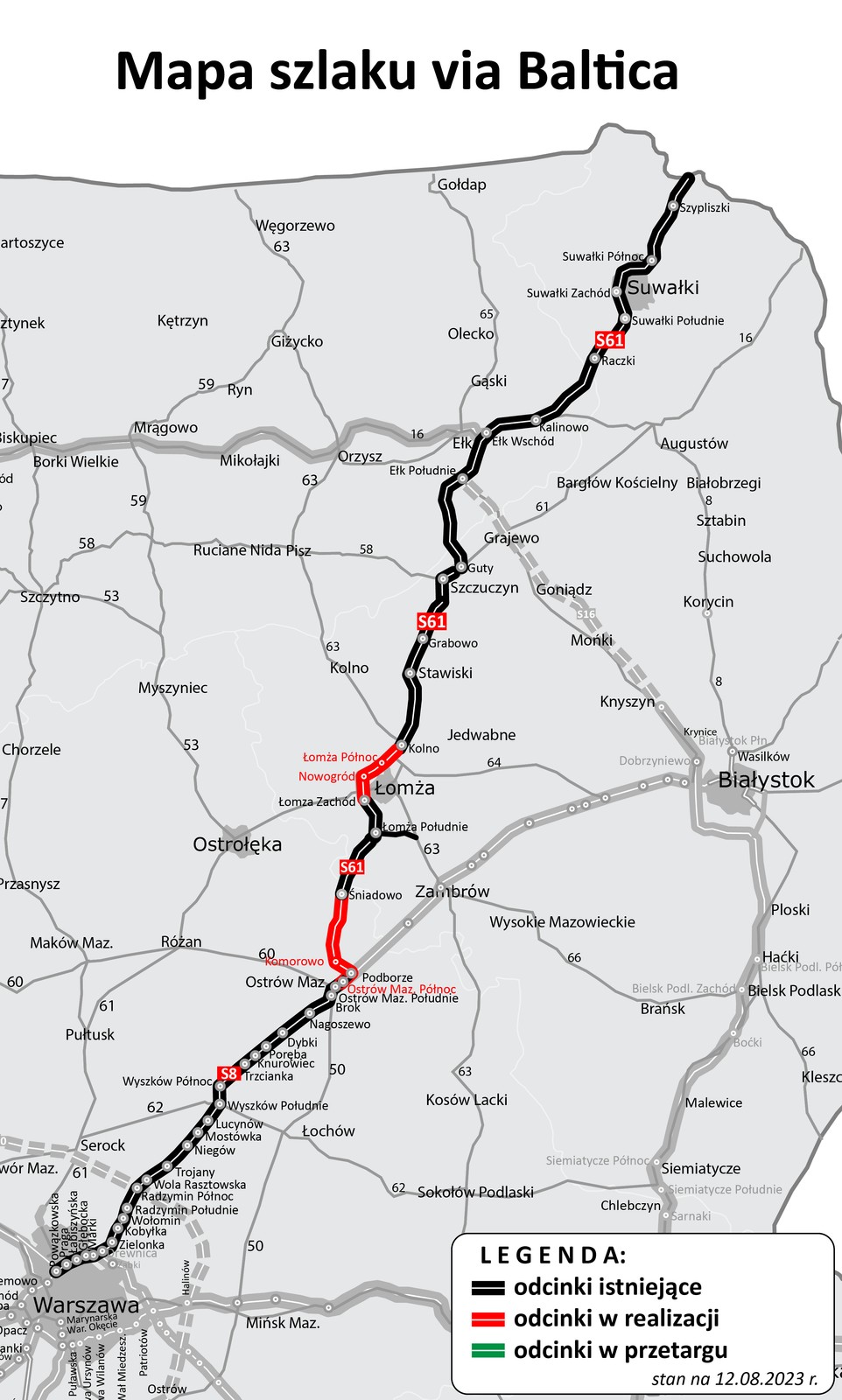 Otwarto nowy odcinek na szlaku Via Baltica