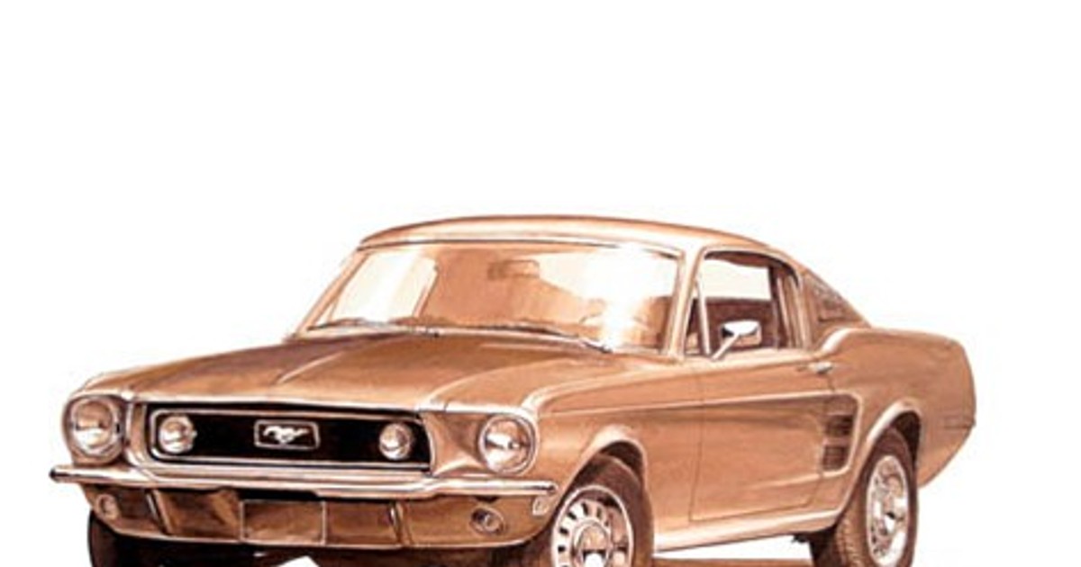 Ford Mustang Fastback 1967 rok