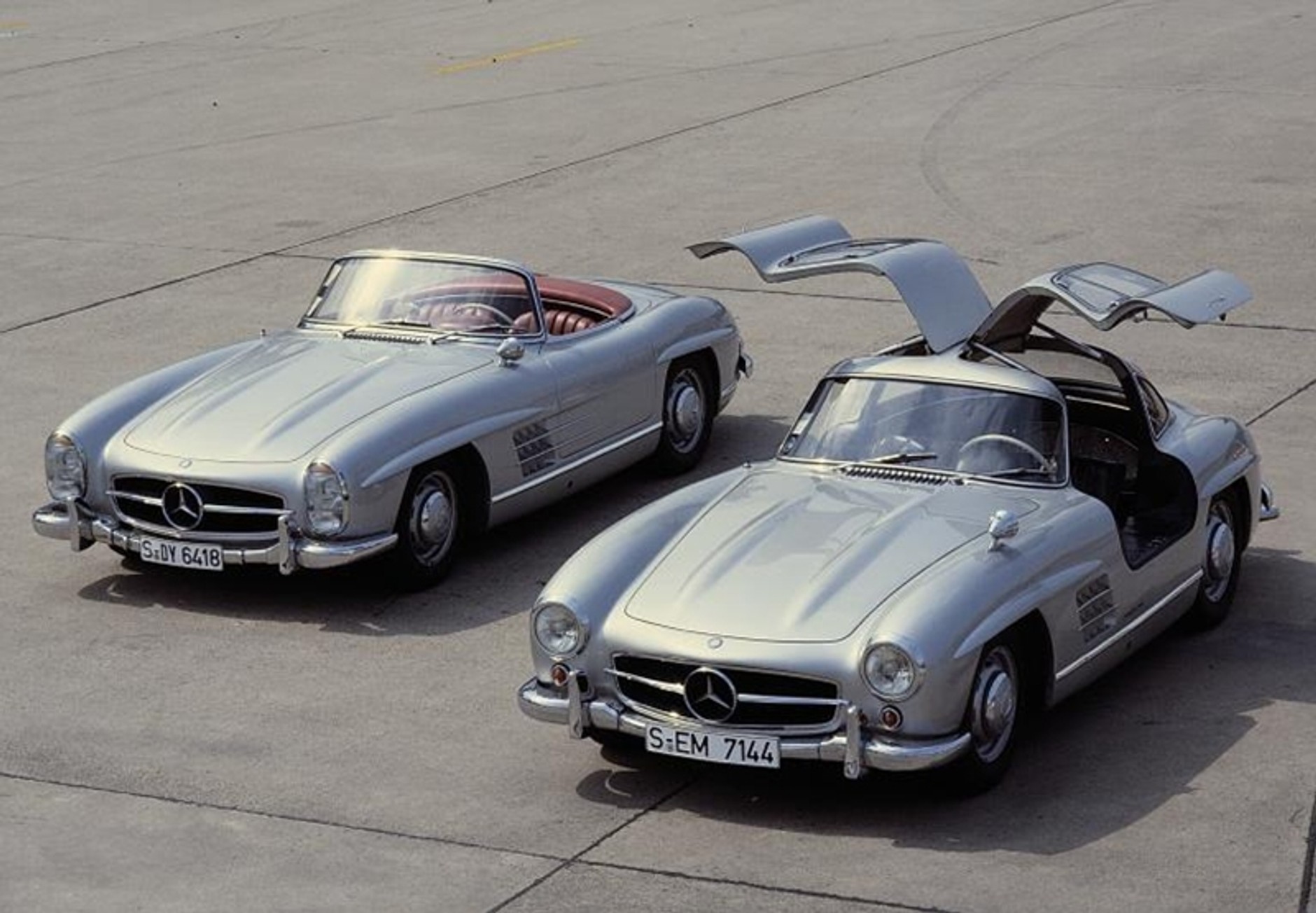 Mercedes 300SL na zdjęciach