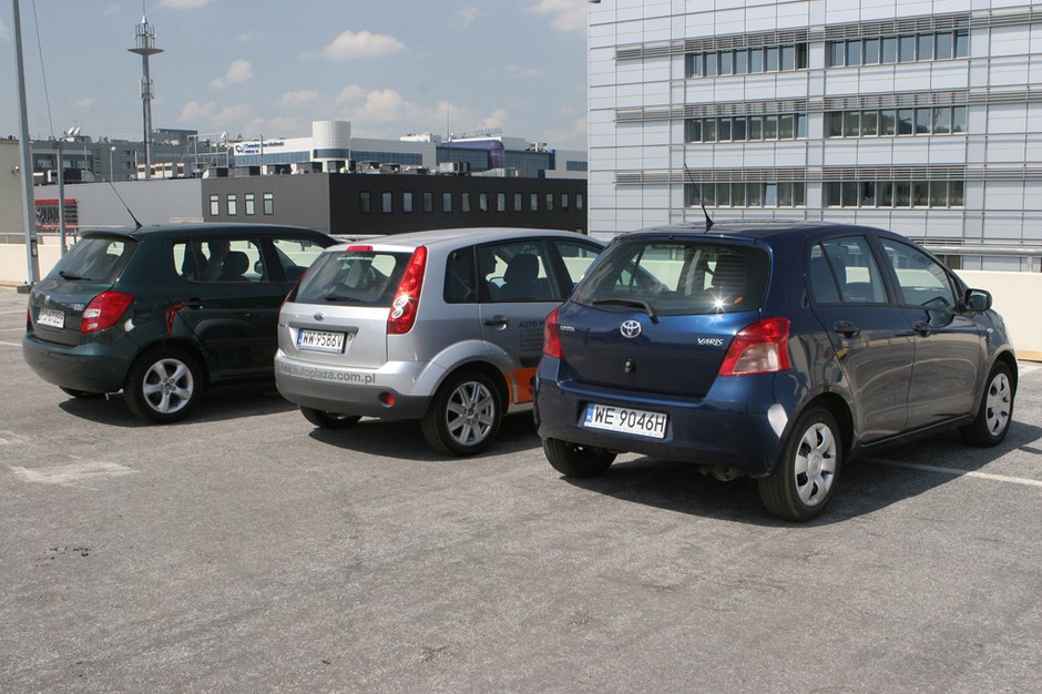 Ford Fiesta V kontra Skoda Fabia II i Toyota Yaris II: wielkość ma znaczenie