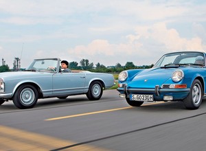 Wiatr przeciw burzy - Mercedes 280 SL kontra Porsche 911 S 2.2 Targa