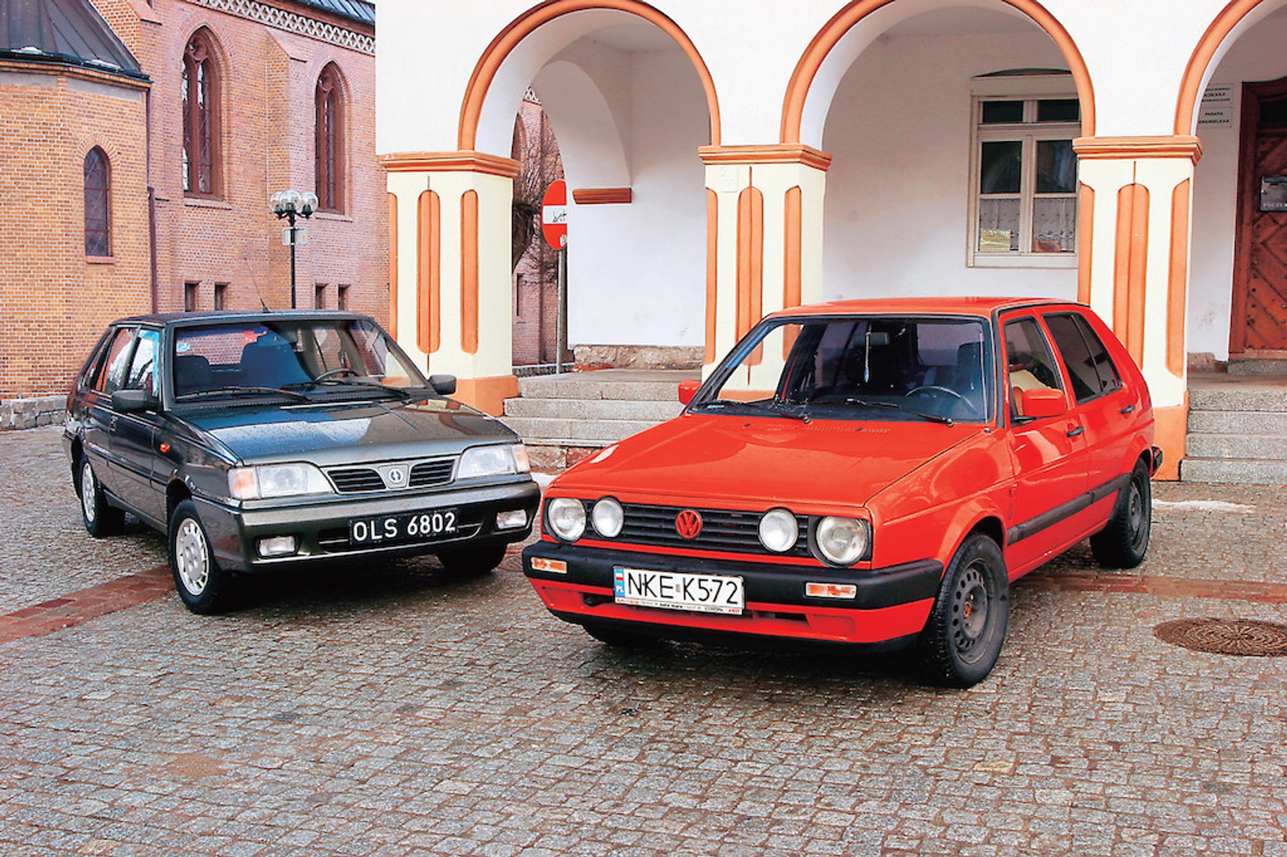 FSO Polonez Caro Plus kontra VW Golf II