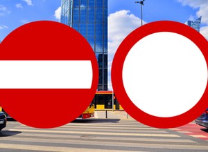 Czym różnią się znaki B-1 i B-2? Podobne znaczenie, ale lepiej ich nie pomylić