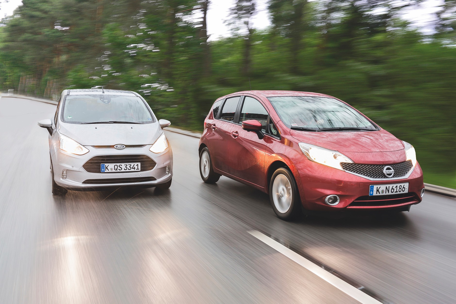 Porownanie Ford B-Max kontra Nissan Note