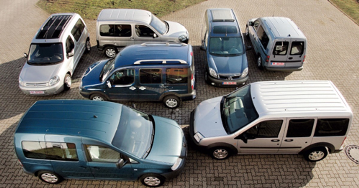 Mercedes Vaneo, Citroen Berlingo, Fiat Doblo, Ford Connect, Opel Combo, VW Caddy, Renault Kangoo - Do zadań specjalnych