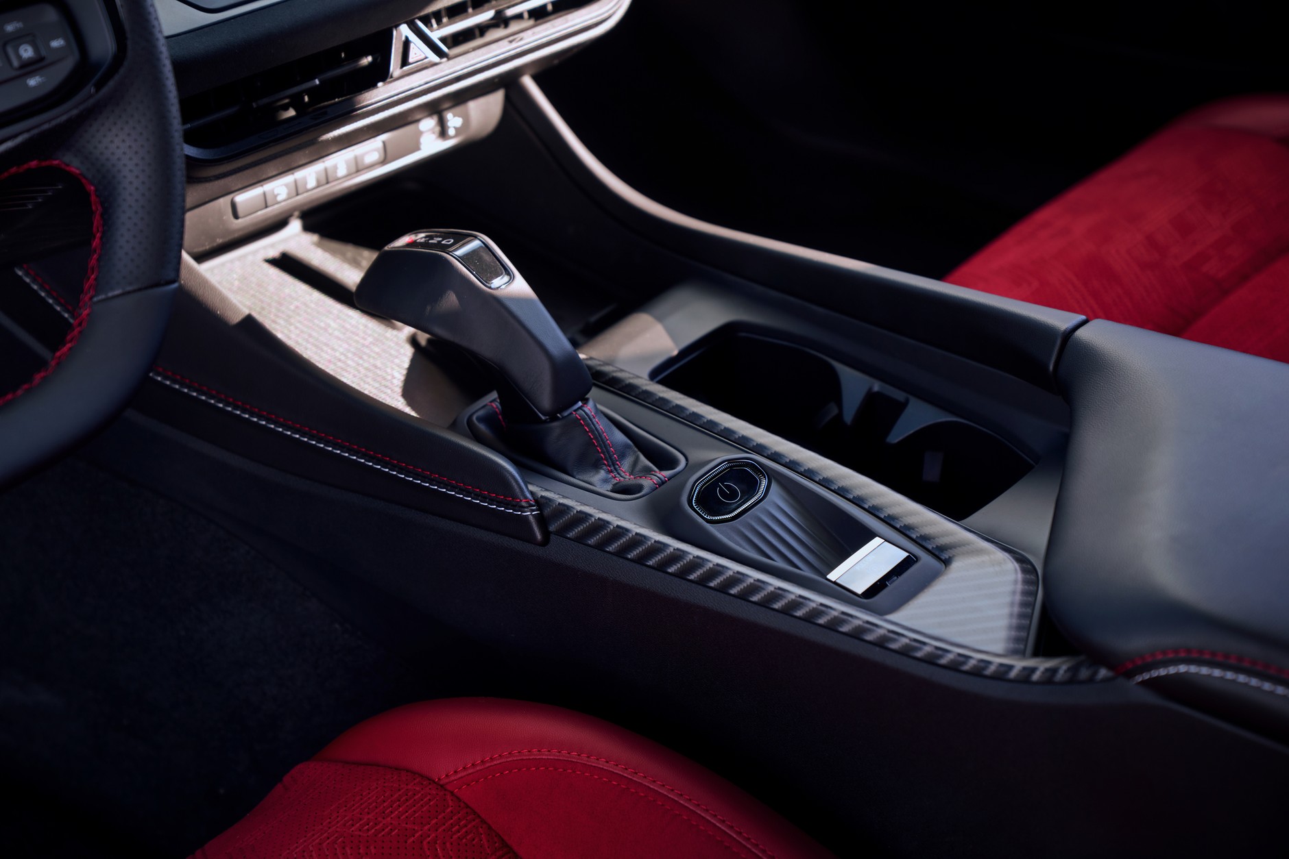 Dodge Charger Daytona models feature an all-new "pistol-grip" sh