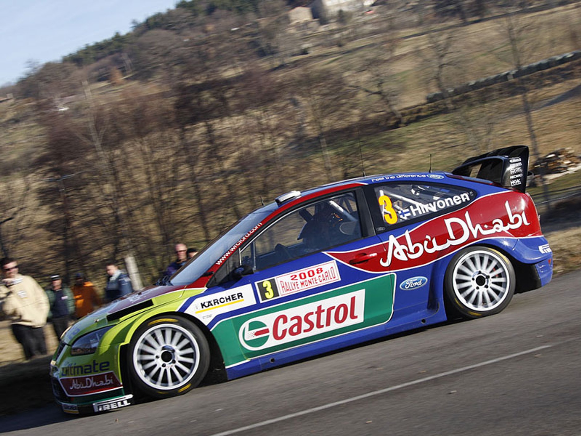 Rajd Monte Carlo 2008: pechowy Sordo, spokojny Hirvonen (relacja z trzeciego etapu)