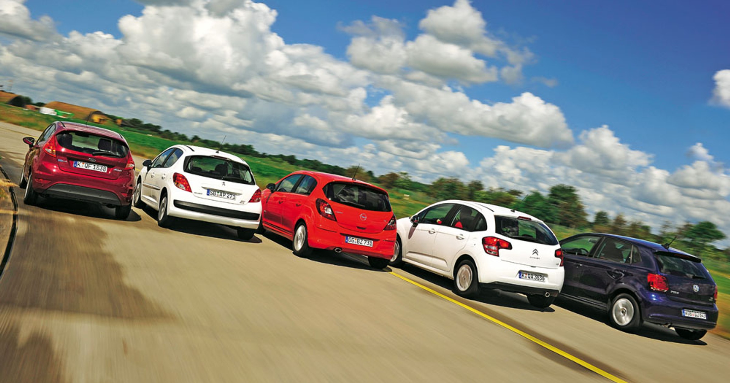 Maluchy, które nie zrujnują budżetu kierowcy: Opel Corsa kontra Peugeot 207, VW Polo, Citroen C3 i Ford Fiesta