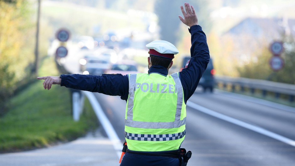 Policja austriacka – kontrola drogowa