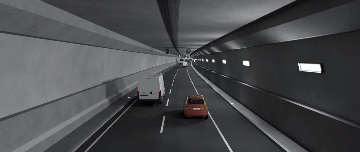 Wizualizacja tunelu pod Odrą