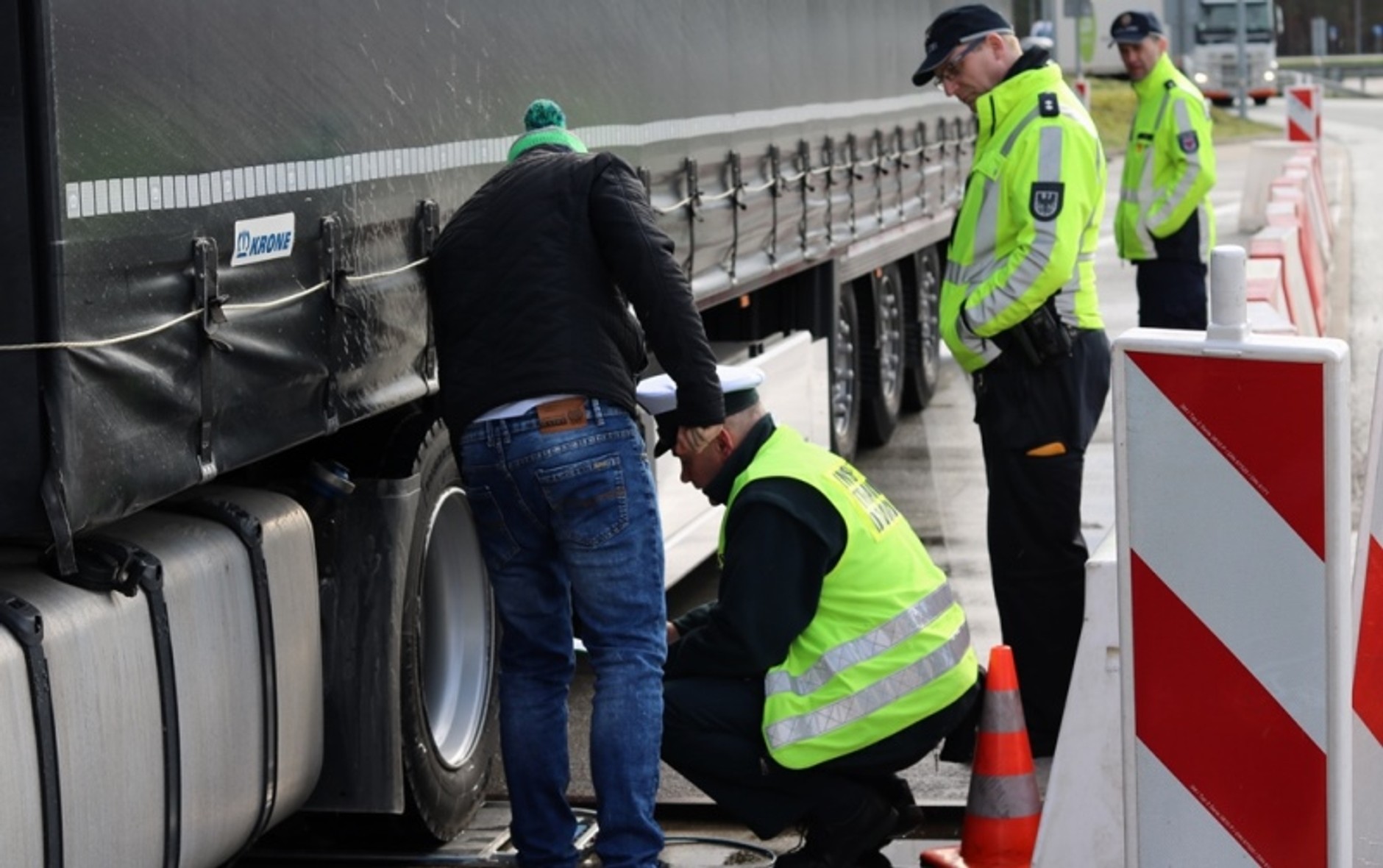 Kontrola ITD i niemieckiej policji