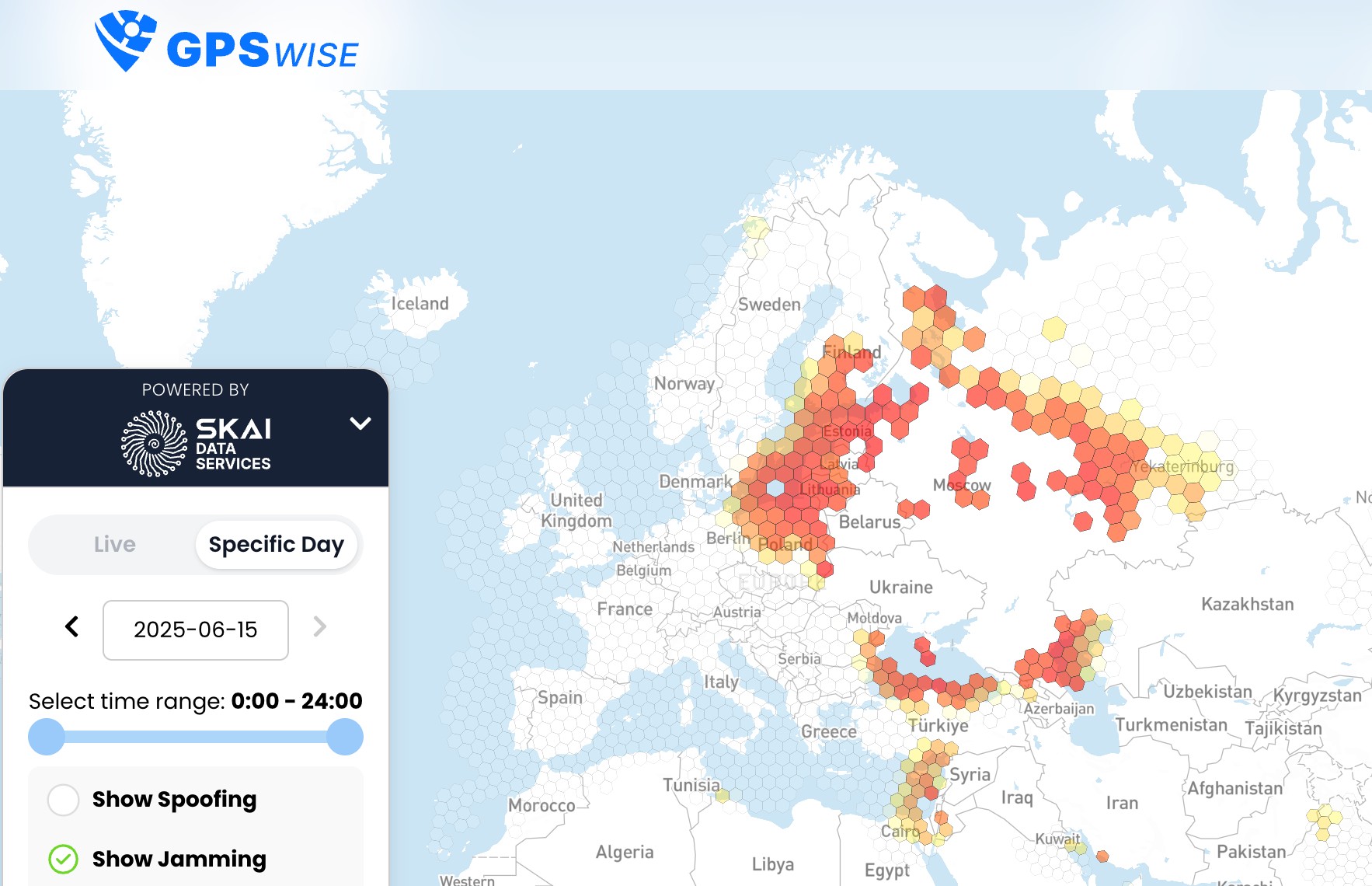 W naszej części świata poziom zakłóceń systemu GPS w ostatnich miesiącach jest tak wysoki, że nie warto liczyć na poprawne działanie systemów lokalizacyjnych.