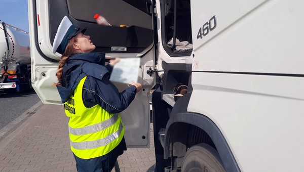 Ciężarówka z Rosji jechała do Niemiec, inspektorzy unieważnili dokument i wskazali parking