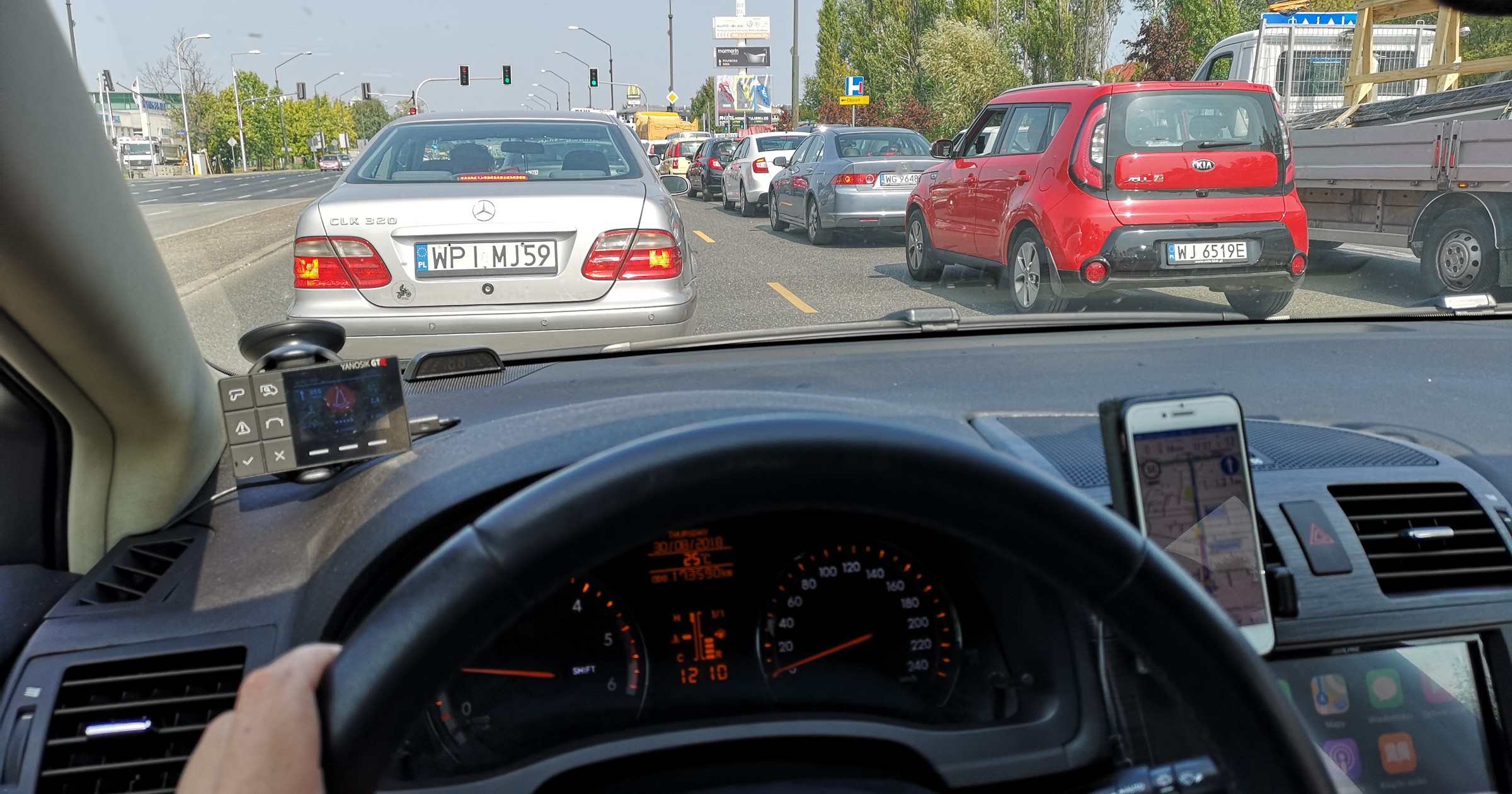 Korki w Warszawie