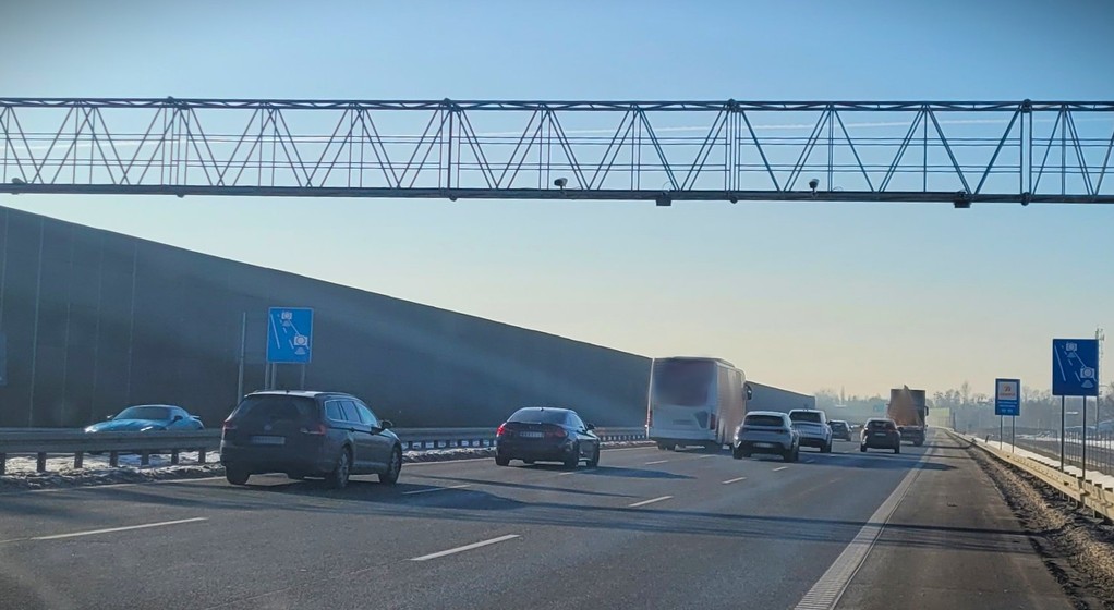 Odcinkowy pomiar prędkości na S8 na obwodnicy Nadarzyna