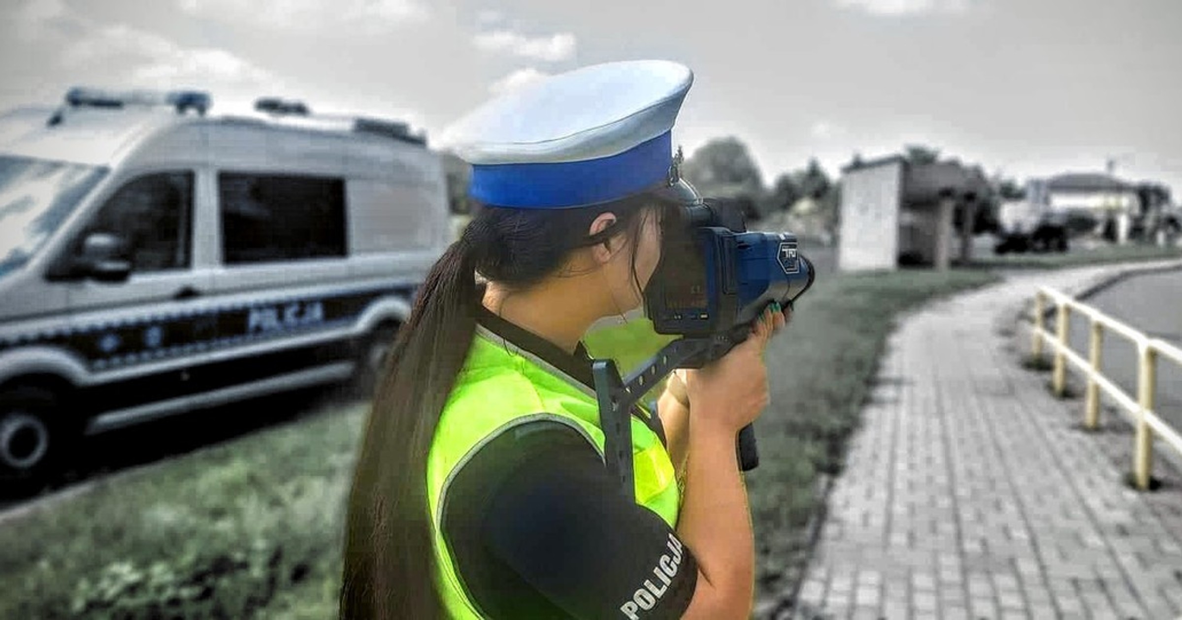 Kierowca mercedesa złapany za przekroczenie prędkości w Szczepanku
