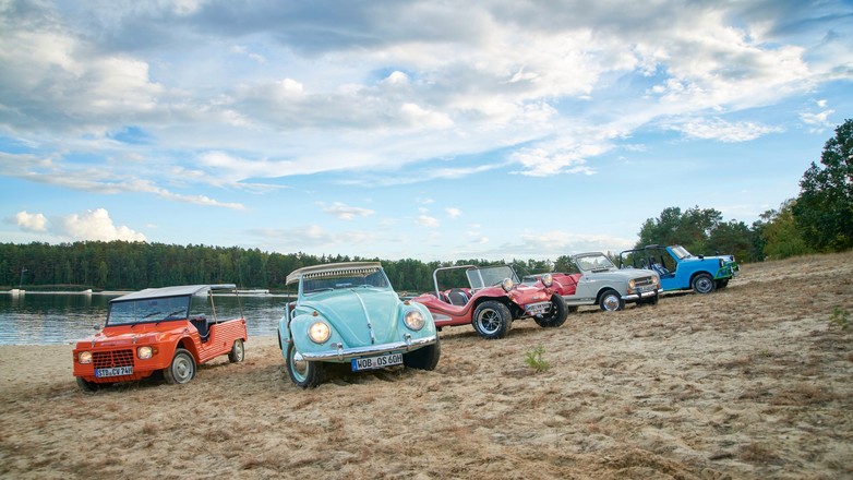 Auta klasyczne idealne na wakacje. Od Citroena do Trabanta