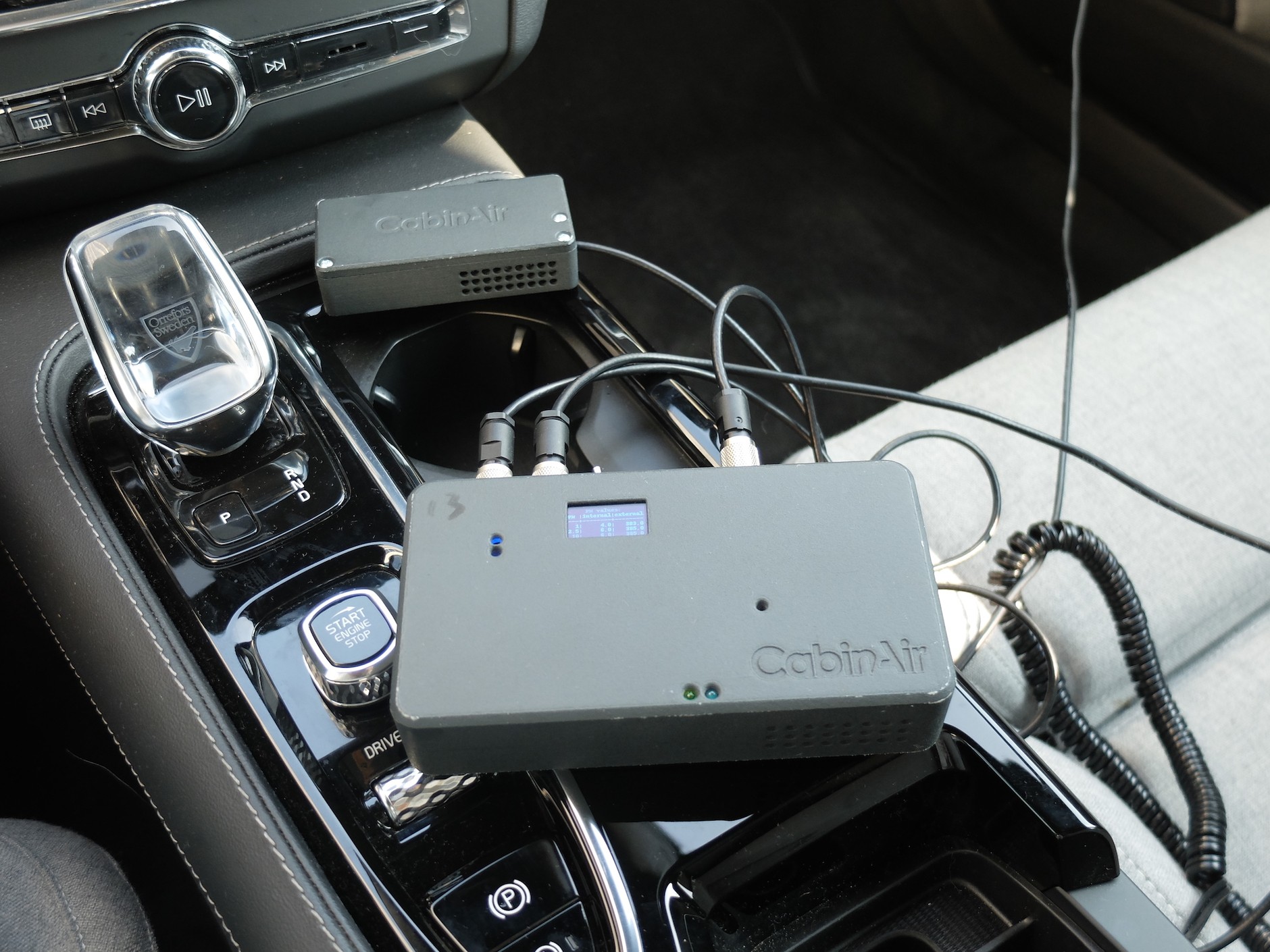 Test filtra kabinowego z jonizacją PM 2.5