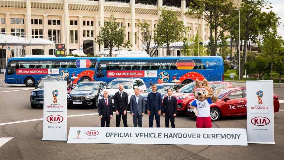 Przekazanie floty Kia 2018 FIFA World Cup w Rosji