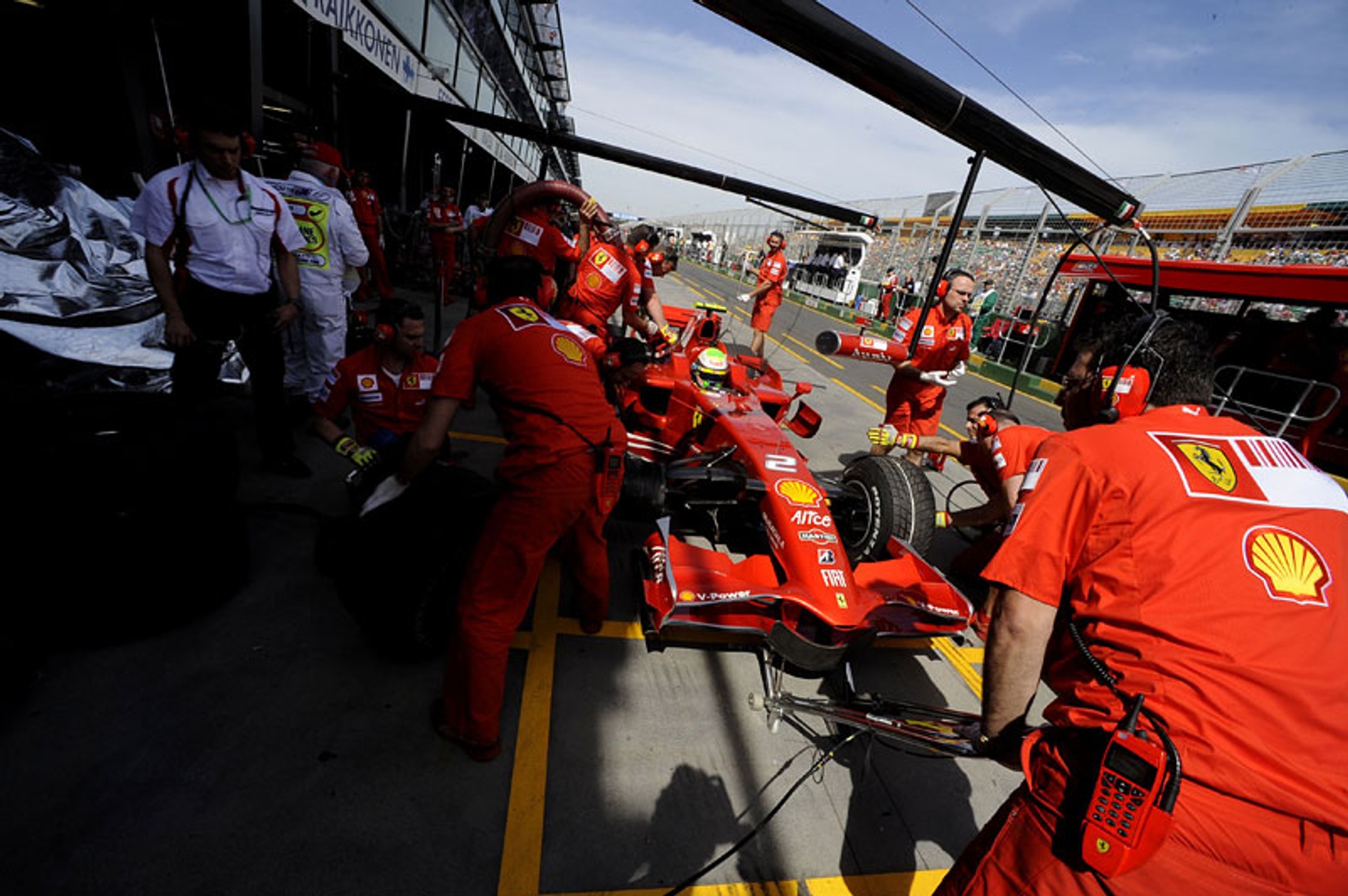Grand Prix Australii 2008: Robert Kubica najszybszy na treningu!