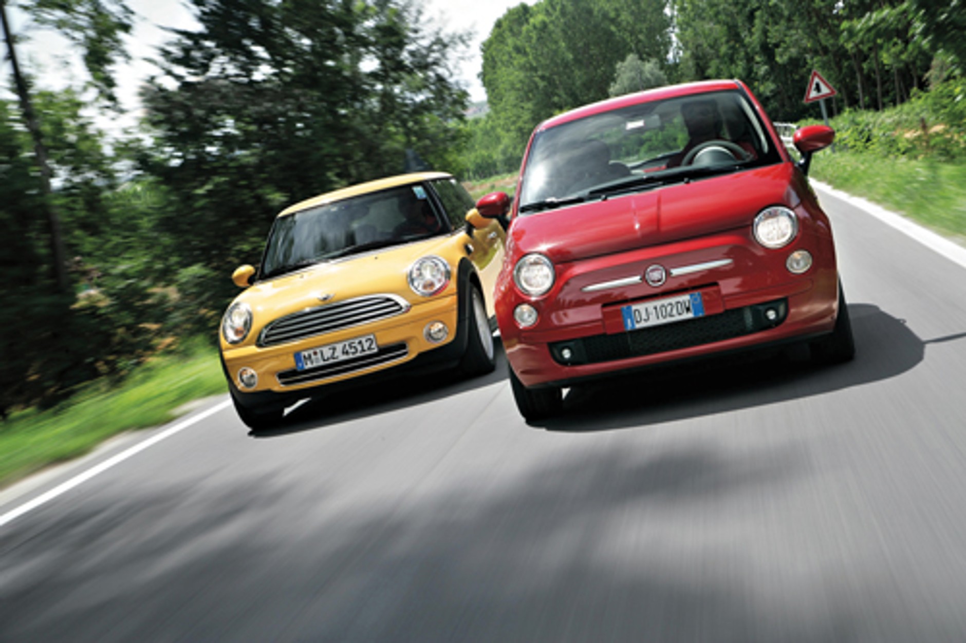 Fiat 500 &amp; Mini One - Ikona kontra ikona