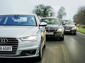 Audi A6, BMW serii 5, Mercedes klasy E czyli porównanie dyrektorskich limuzyn