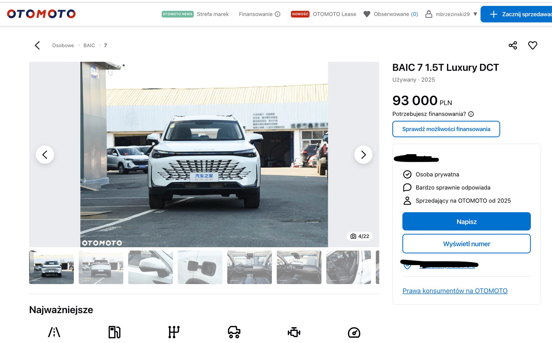 Chiński SUV w ogłoszeniu – o wiele tańszy niż w oficjalnej sieci dilerskiej