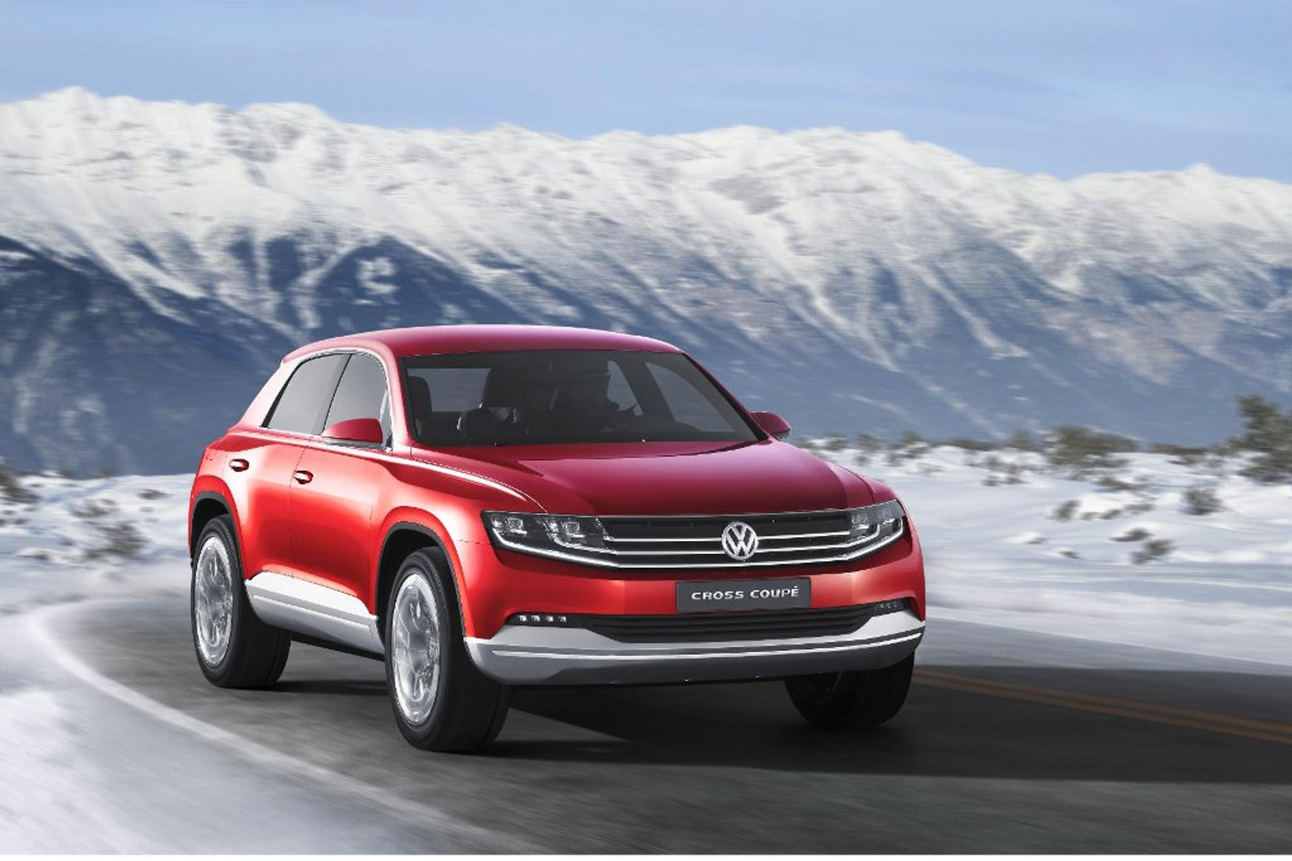 VW Cross Coupe Concept jako hybryda TDI