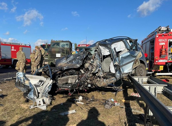 Wypadek na ekspresówce. Zginął lokalny dziennikarz