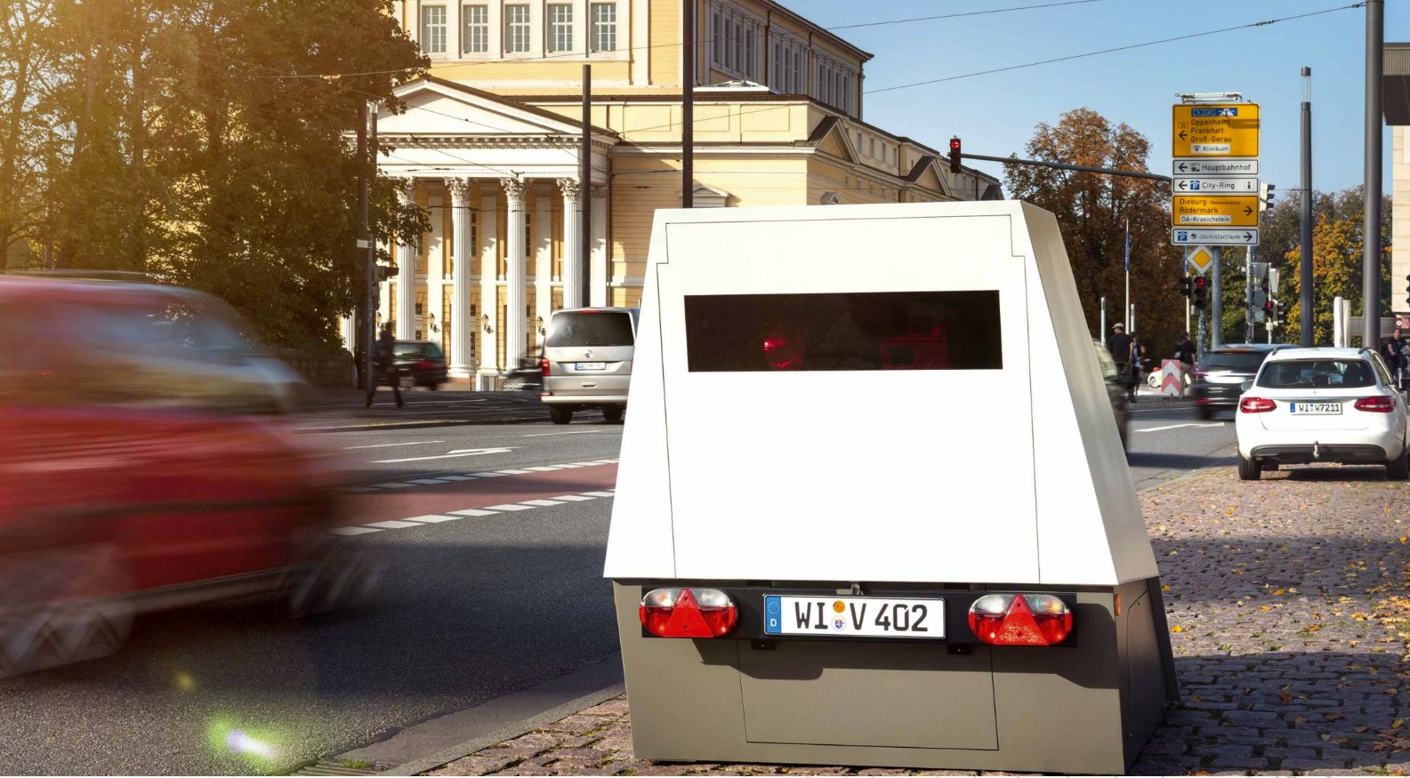 Poliscan FM1 - radary tego typu stoją przy francuskich drogach