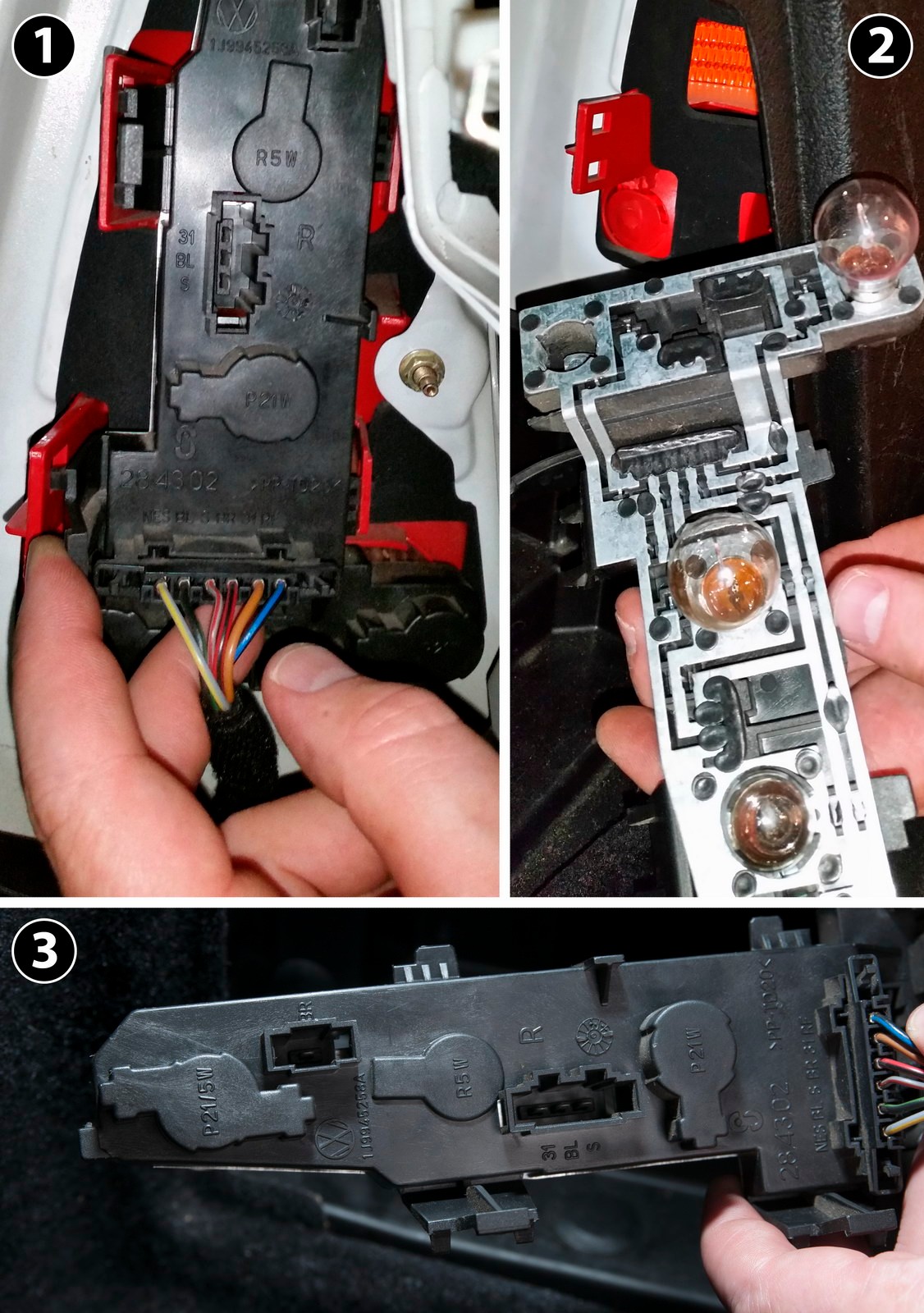 Żarówki – lampa tylna