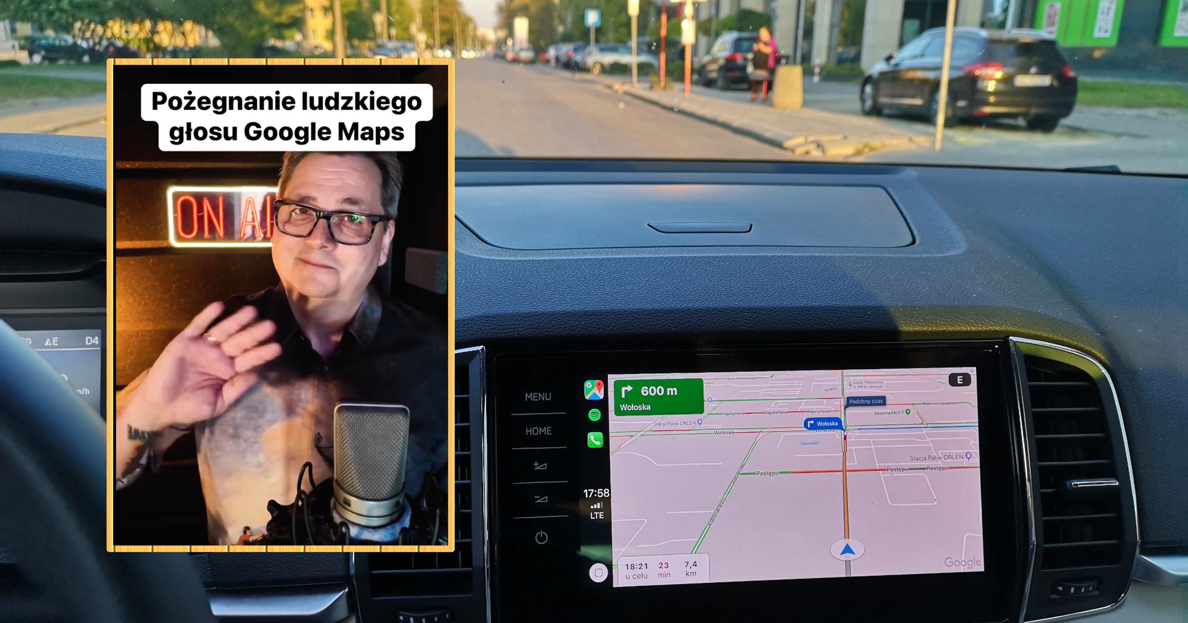 Google Maps bez ludzkiego głosu