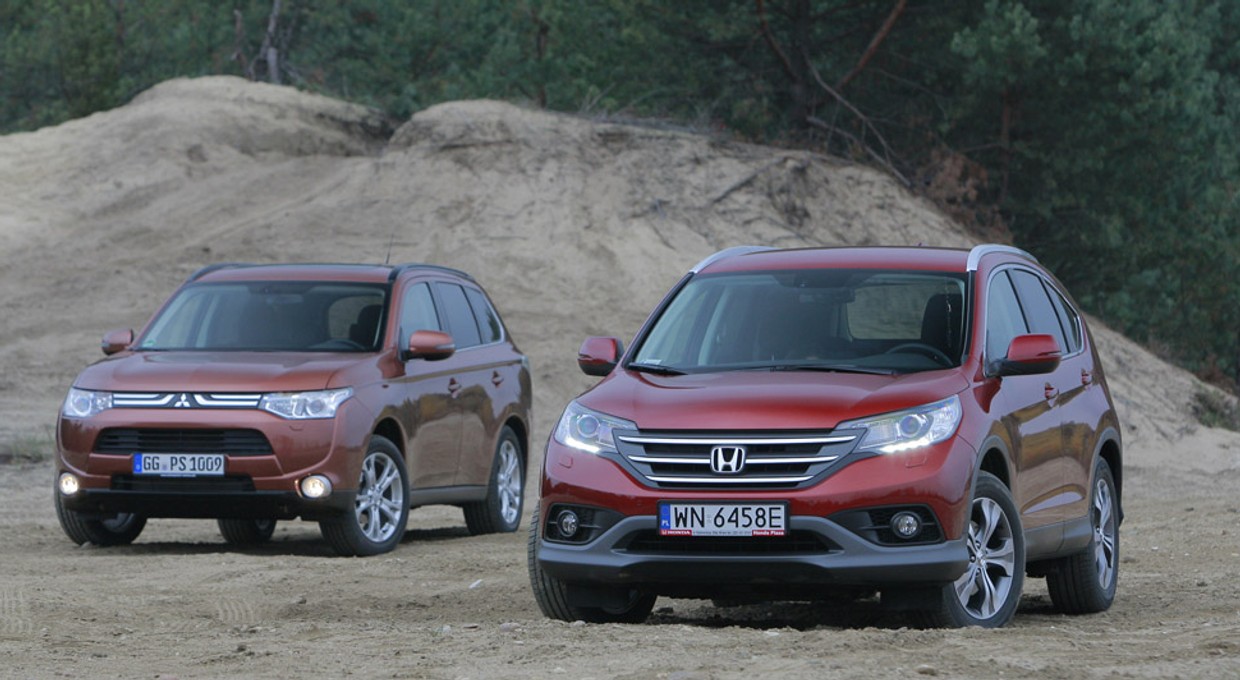 Mitsubishi Outlander kontra Honda CR-V: SUV-y bez zbędnych fajerwerków