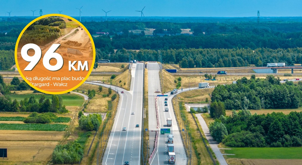Budowa drogi S10. "Największy plac budowy" w Polsce