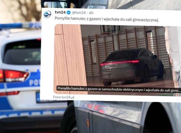Wjechała autem do sali gimnastycznej. Popełniła klasyczny błąd