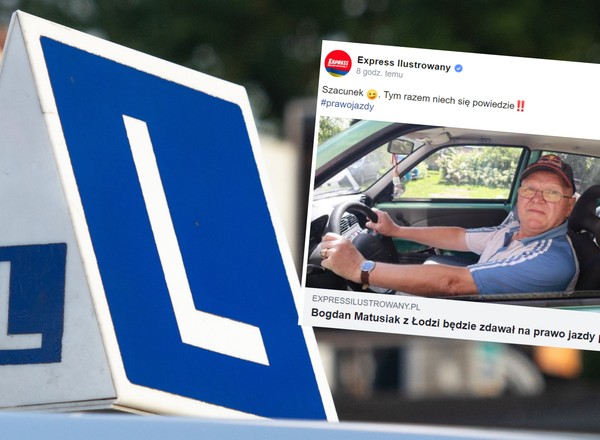 Pan Bogdan będzie zdawał na prawo jazdy 54 raz. Wydał już siedem tys.zł