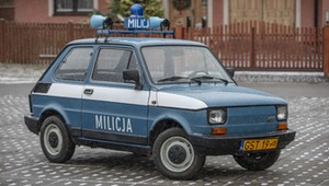(Nie PUBLIKOWAĆ) Fiat 126p jako radiowóz. Maluch, którego nie było