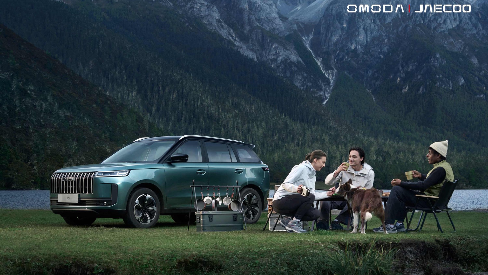 Piknik to popularny motyw w reklamach chińskich SUV-ów