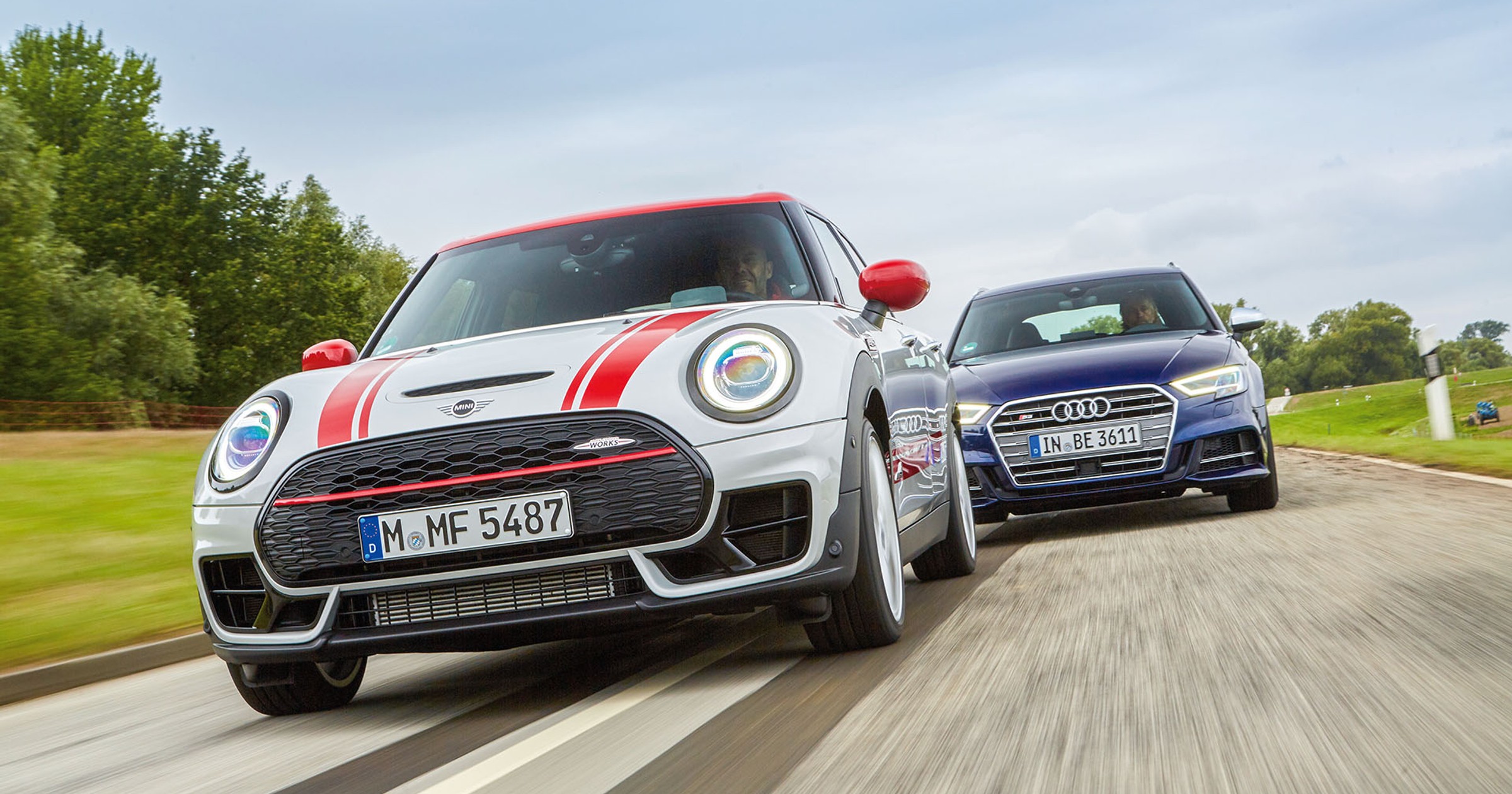 Audi S3 Sportback kontra Mini JCW Clubman - stylowe zabawki