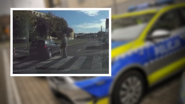 Kierowca wysłał policjantom nagranie z przejścia dla pieszych