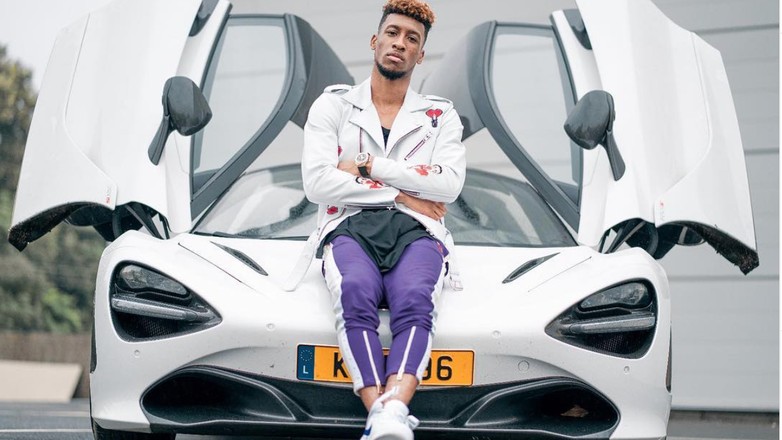Kingsley Coman i jego McLaren 570S Spider